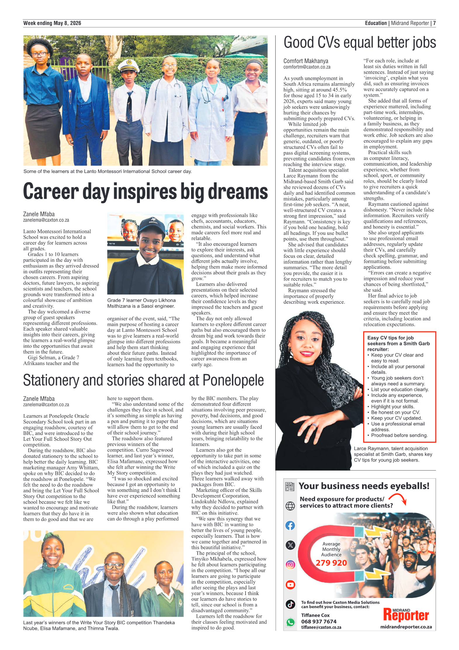 Midrand Reporter 8 May 2026 page 7