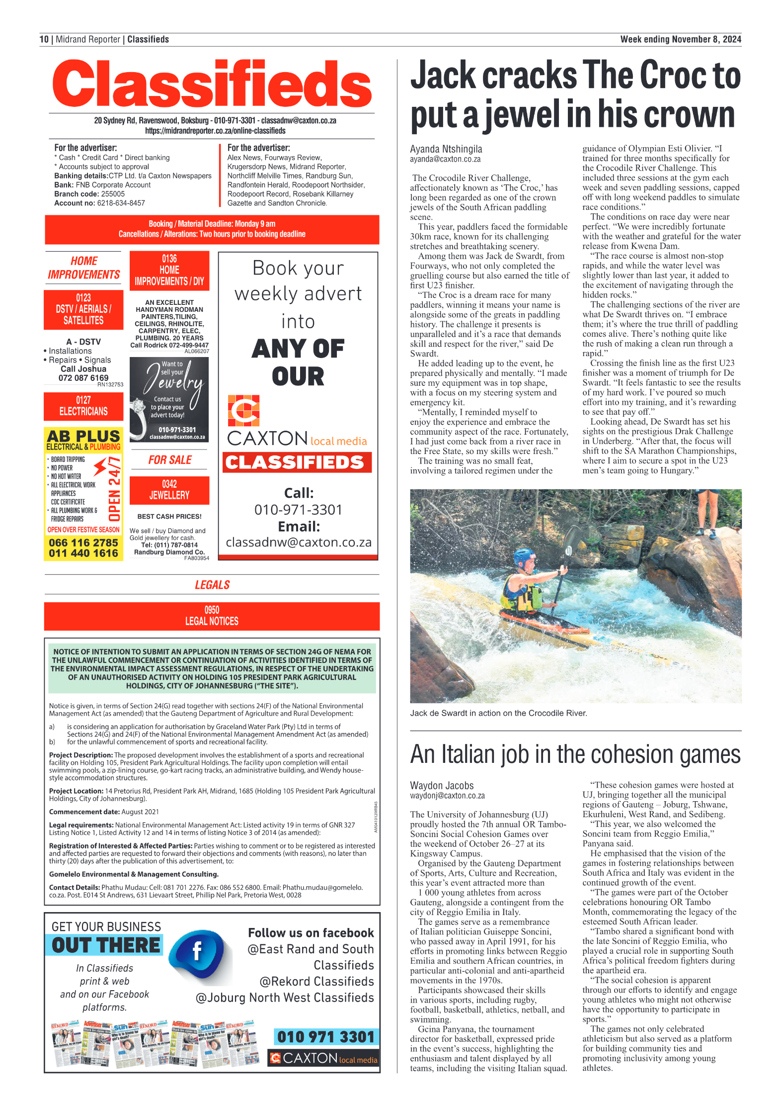 Midrand Reporter 8 November 2024 page 10
