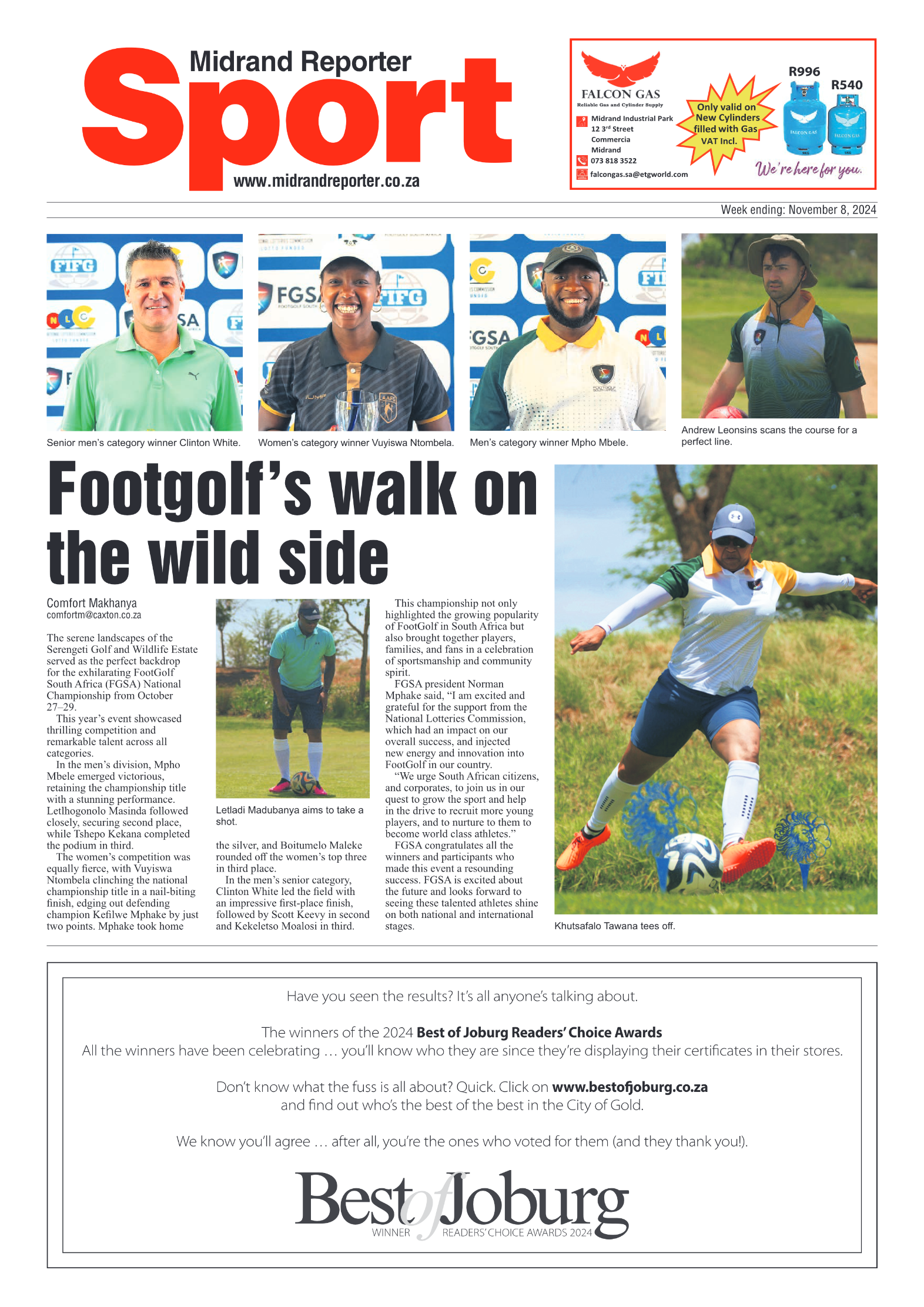 Midrand Reporter 8 November 2024 page 12