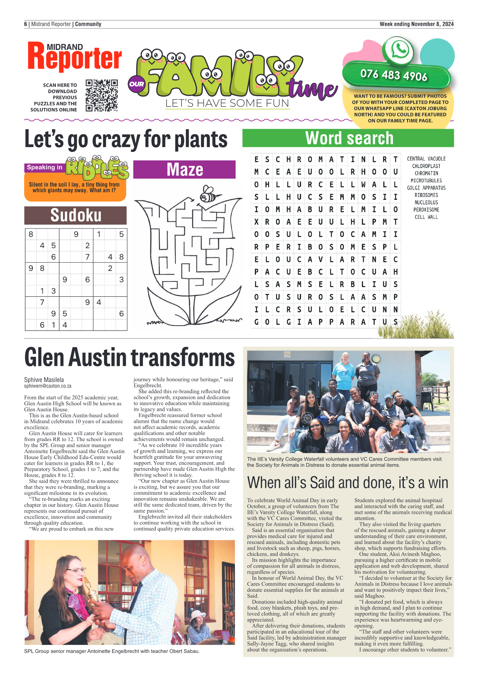 Midrand Reporter 8 November 2024 page 6