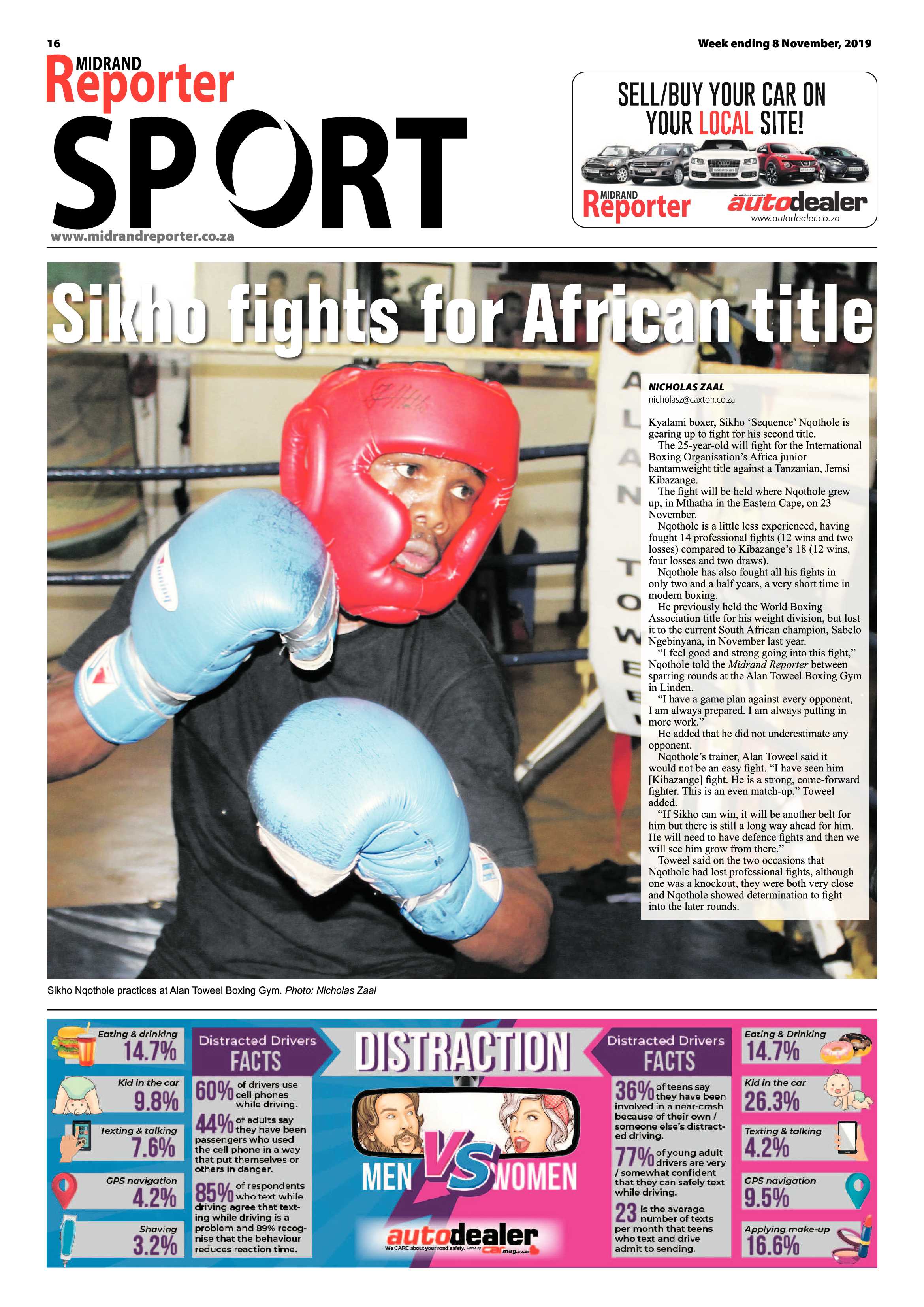 Midrand Reporter 8 November, 2019 page 16