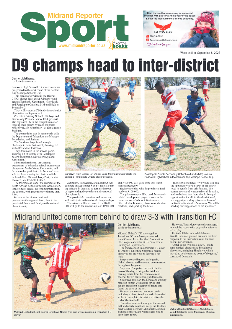 Midrand Reporter 8 Sept 2023 page 12