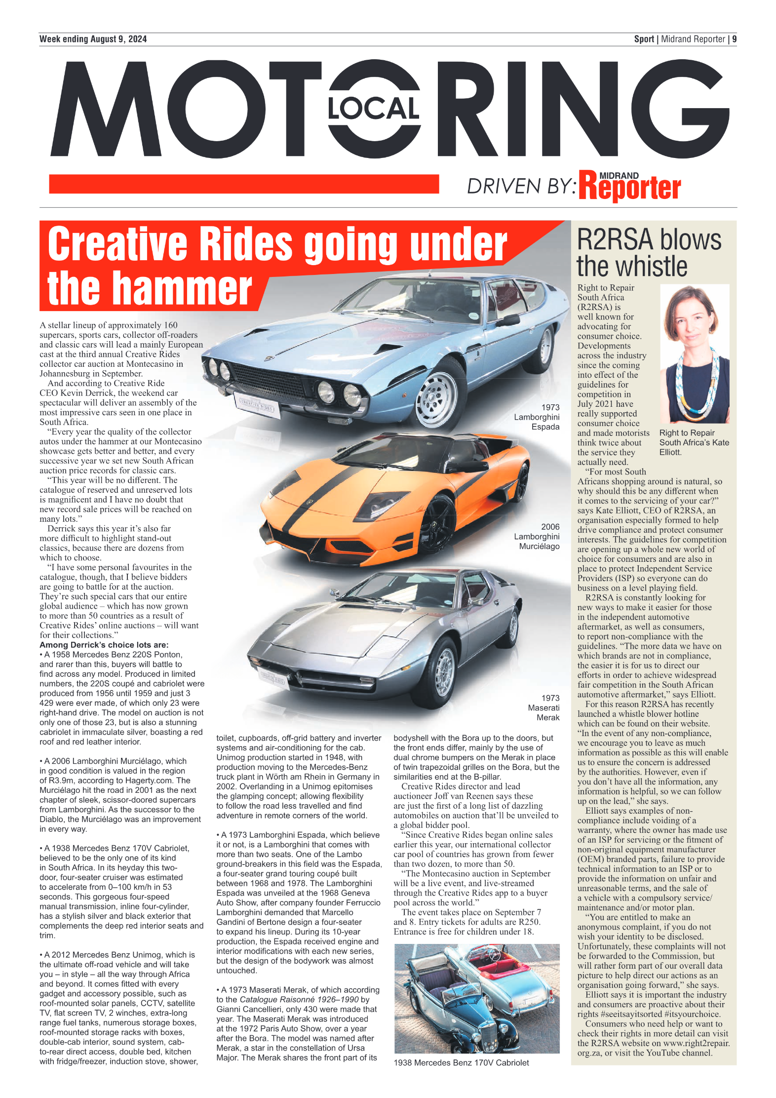 Midrand Reporter 9 August 2024 page 9