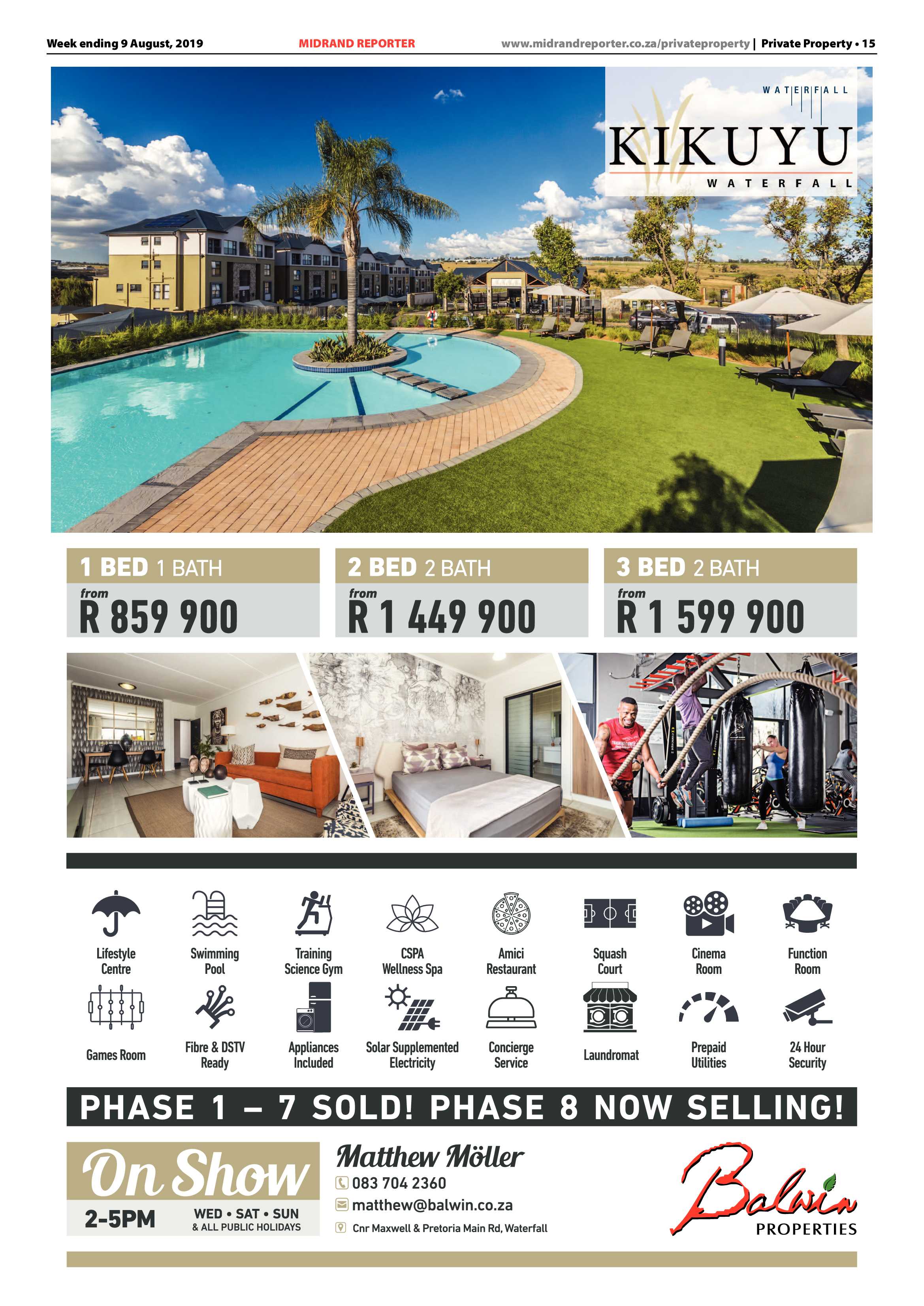 Midrand Reporter 9 August, 2019 page 15