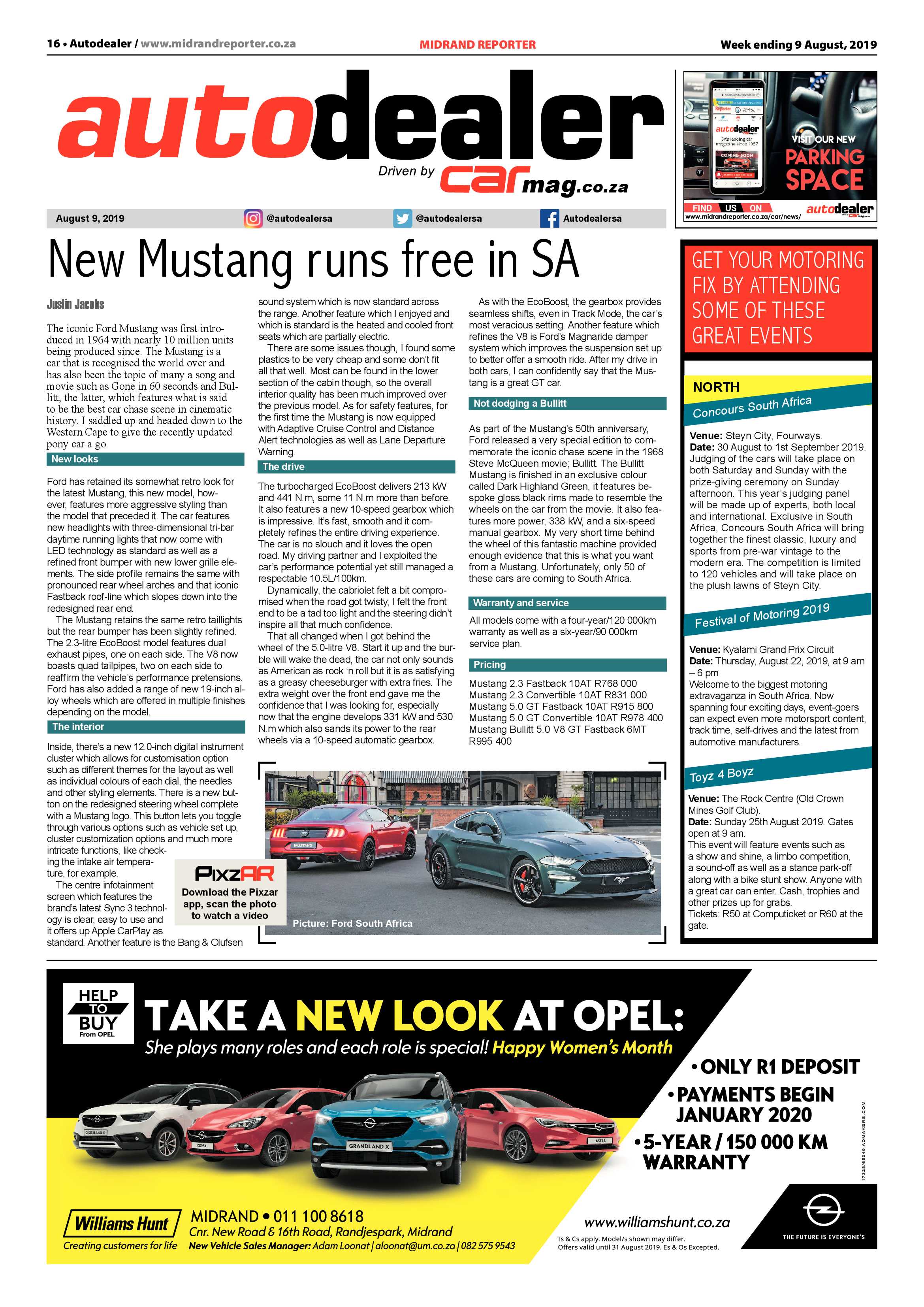 Midrand Reporter 9 August, 2019 page 16