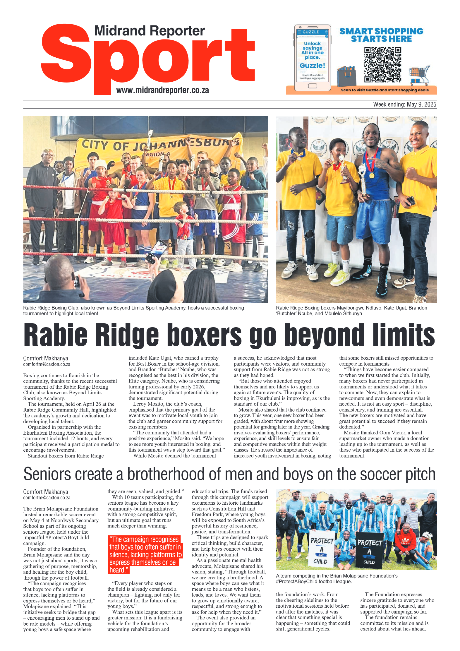Midrand Reporter 9 May 2025 page 8