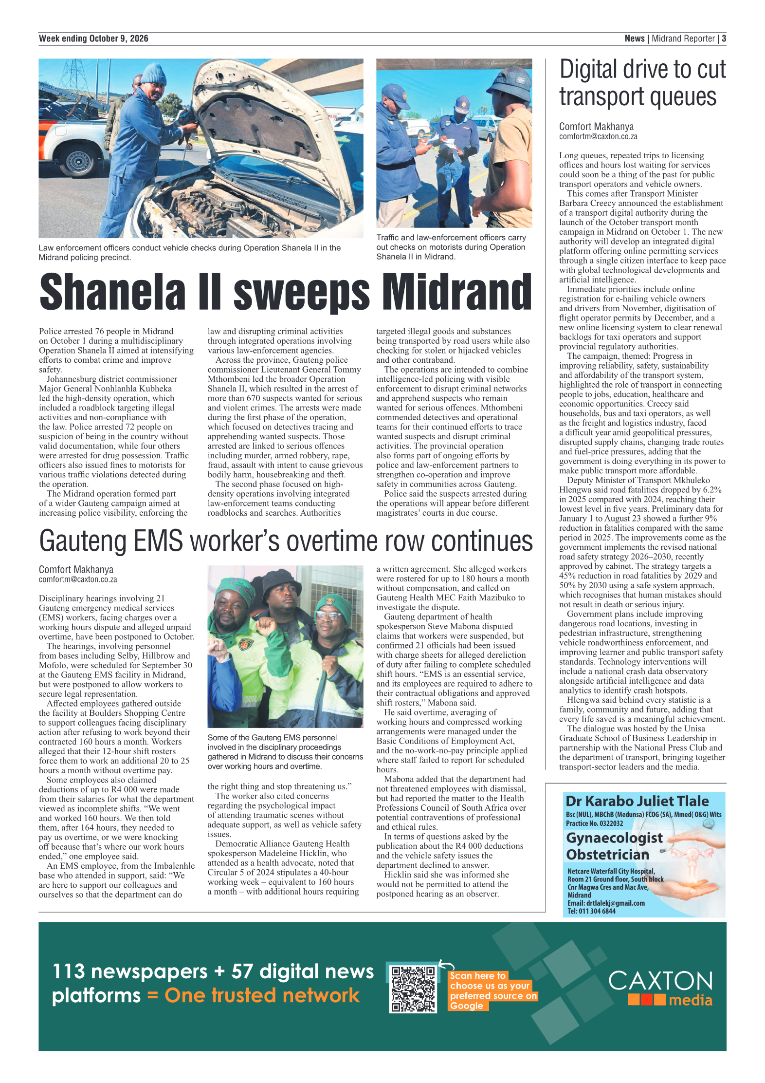 Midrand Reporter 9 October 2026 page 5