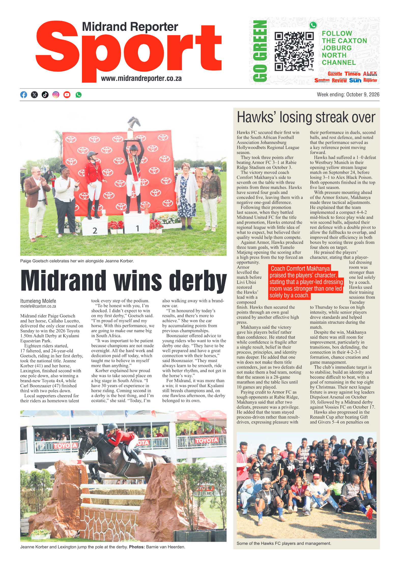 Midrand Reporter 9 October 2026 page 8