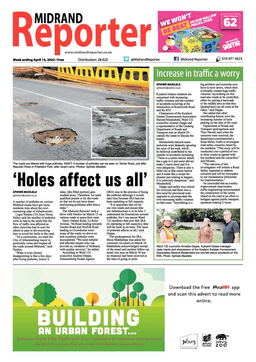 Midrand Reporter April 15, 2022 page 1