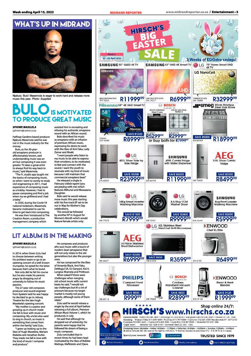 Midrand Reporter April 15, 2022 page 5