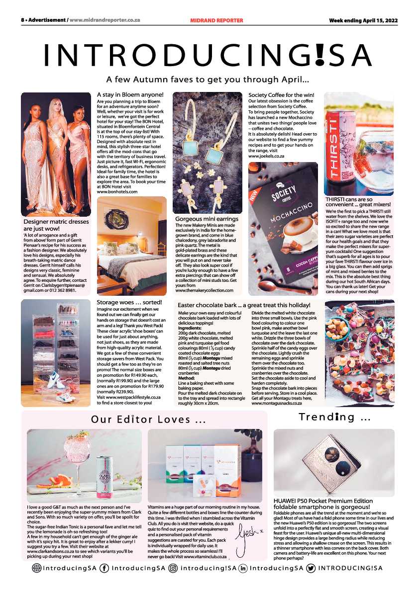 Midrand Reporter April 15, 2022 page 8