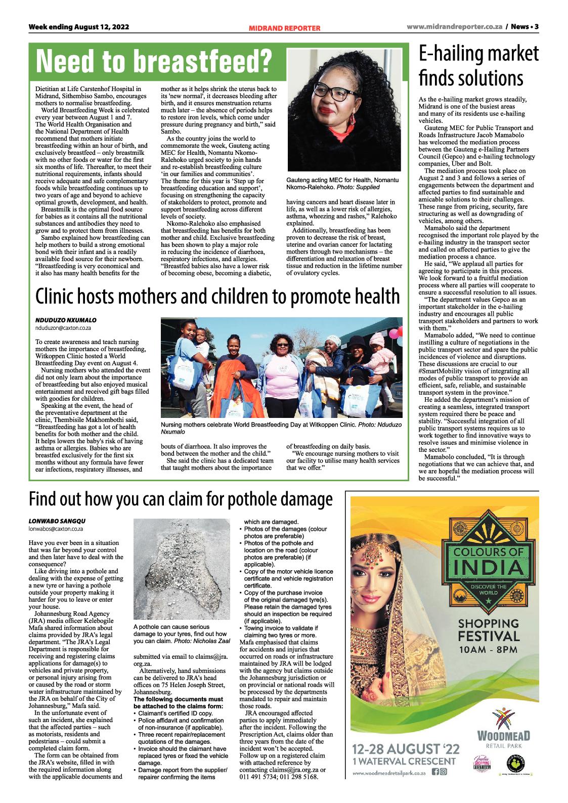 Midrand Reporter August 12 2022 page 3