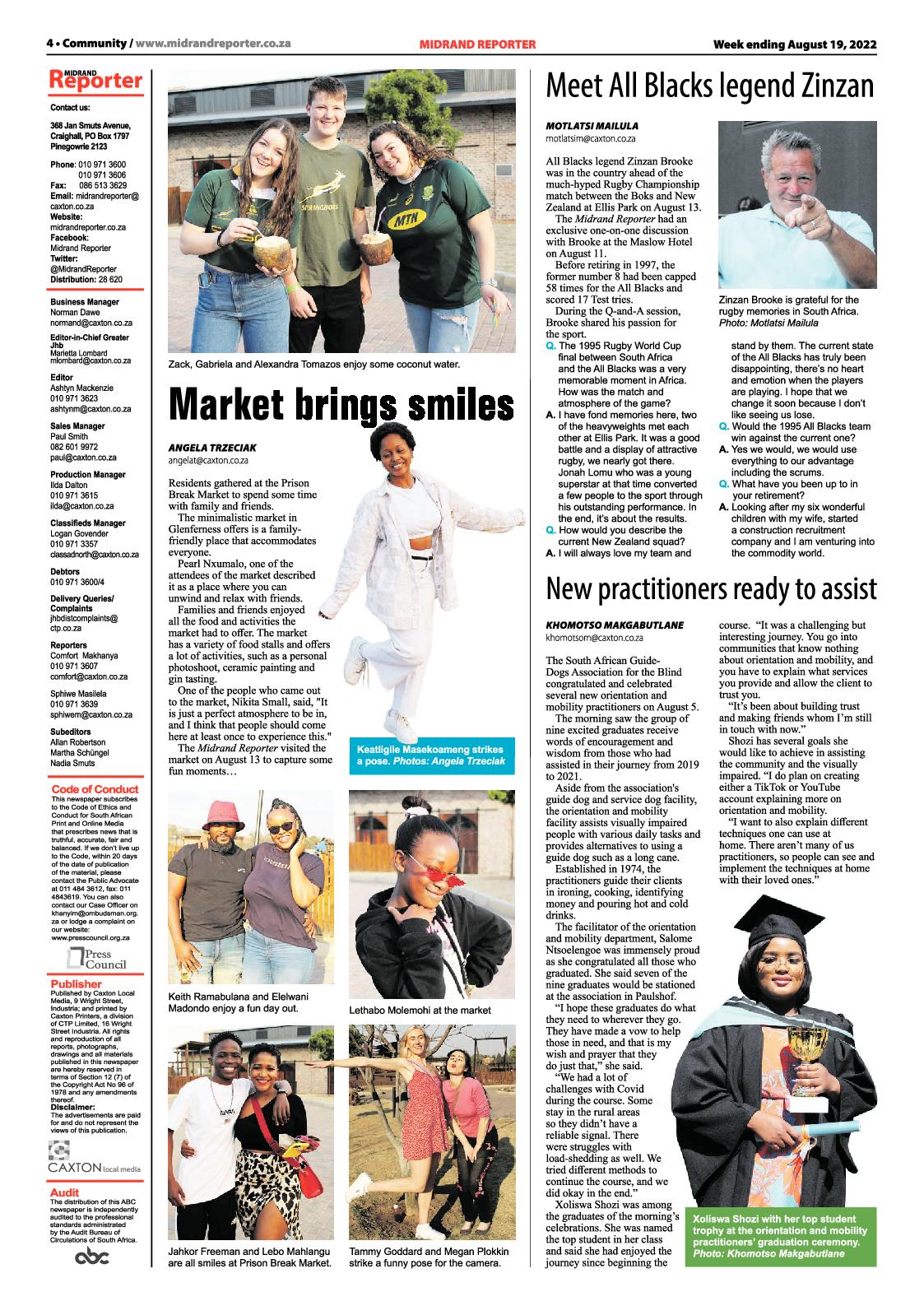 Midrand Reporter August 19 2022 page 4