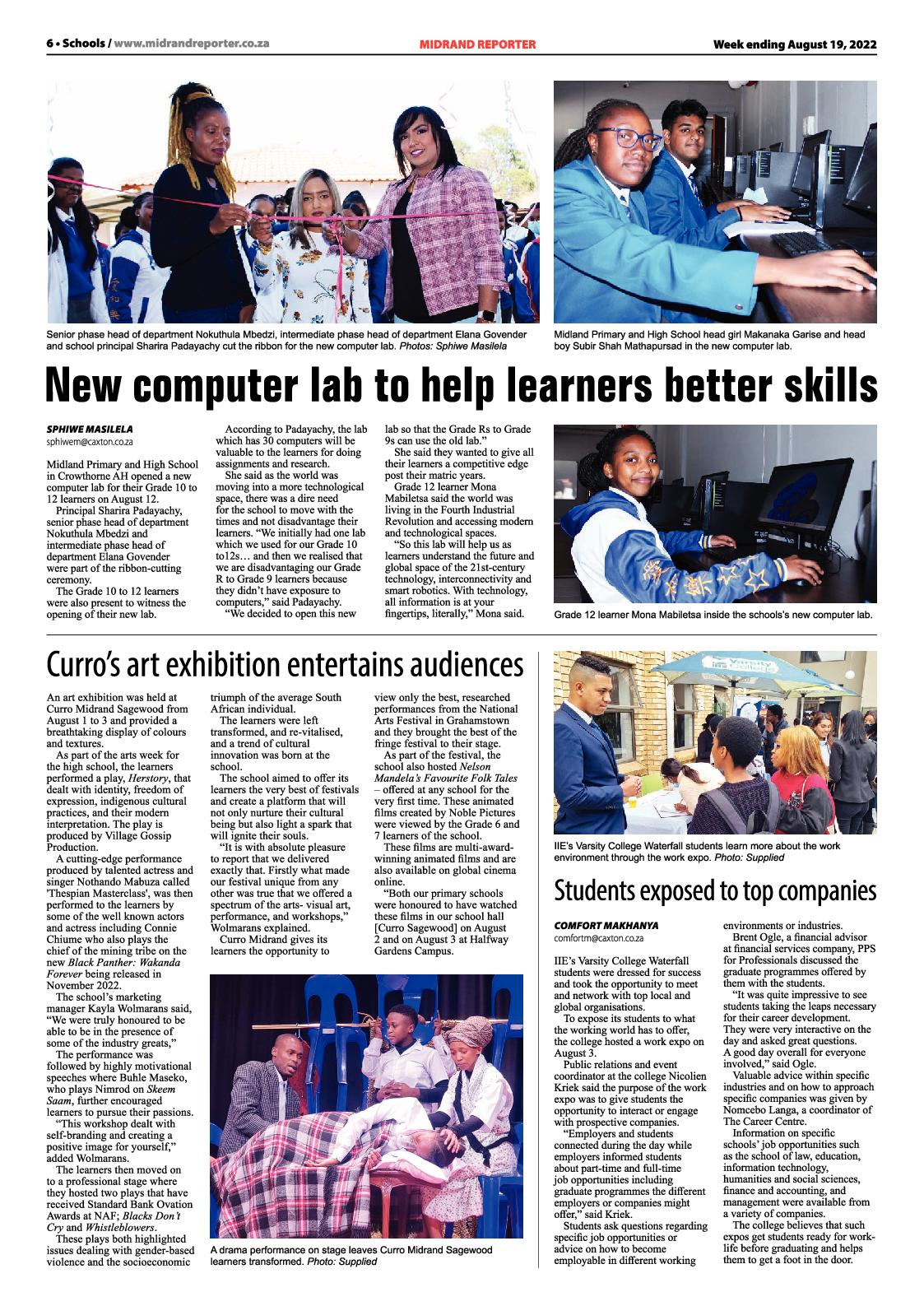 Midrand Reporter August 19 2022 page 6