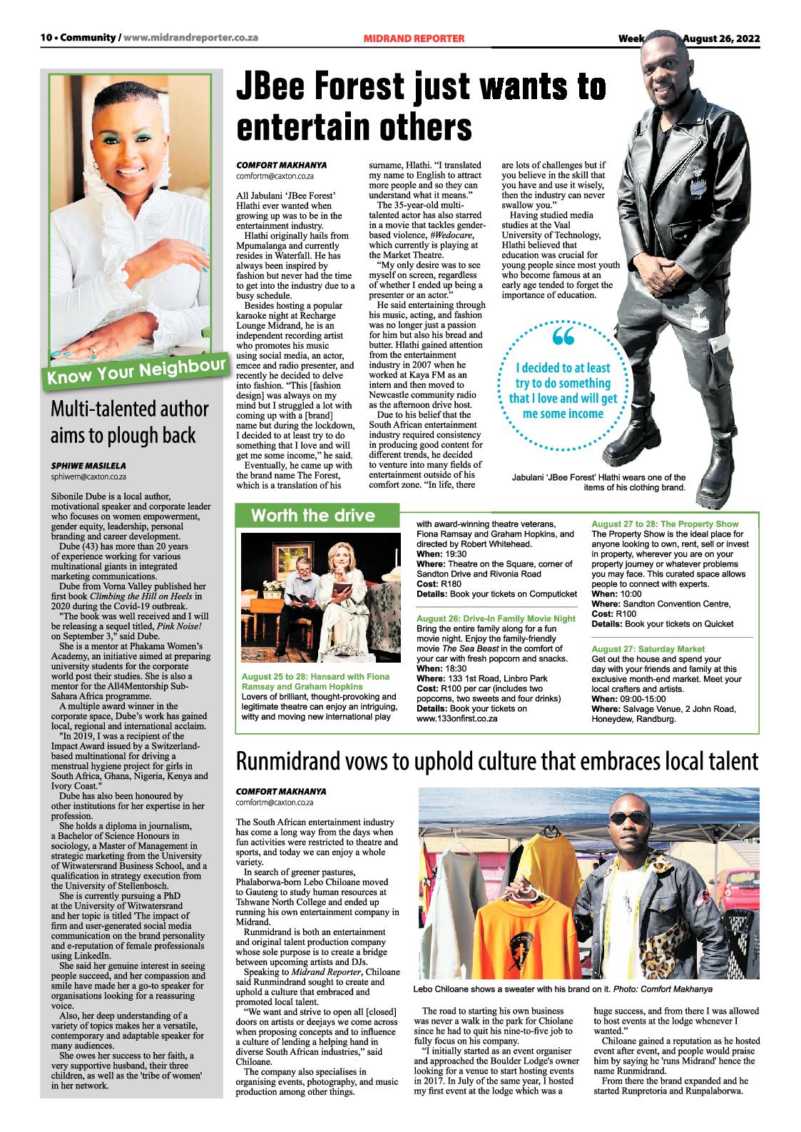 Midrand Reporter August 26 2022 page 10