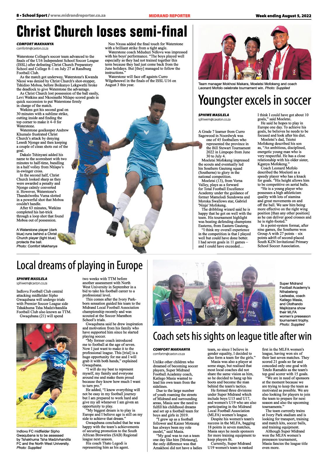Midrand Reporter August 5 2022 page 16
