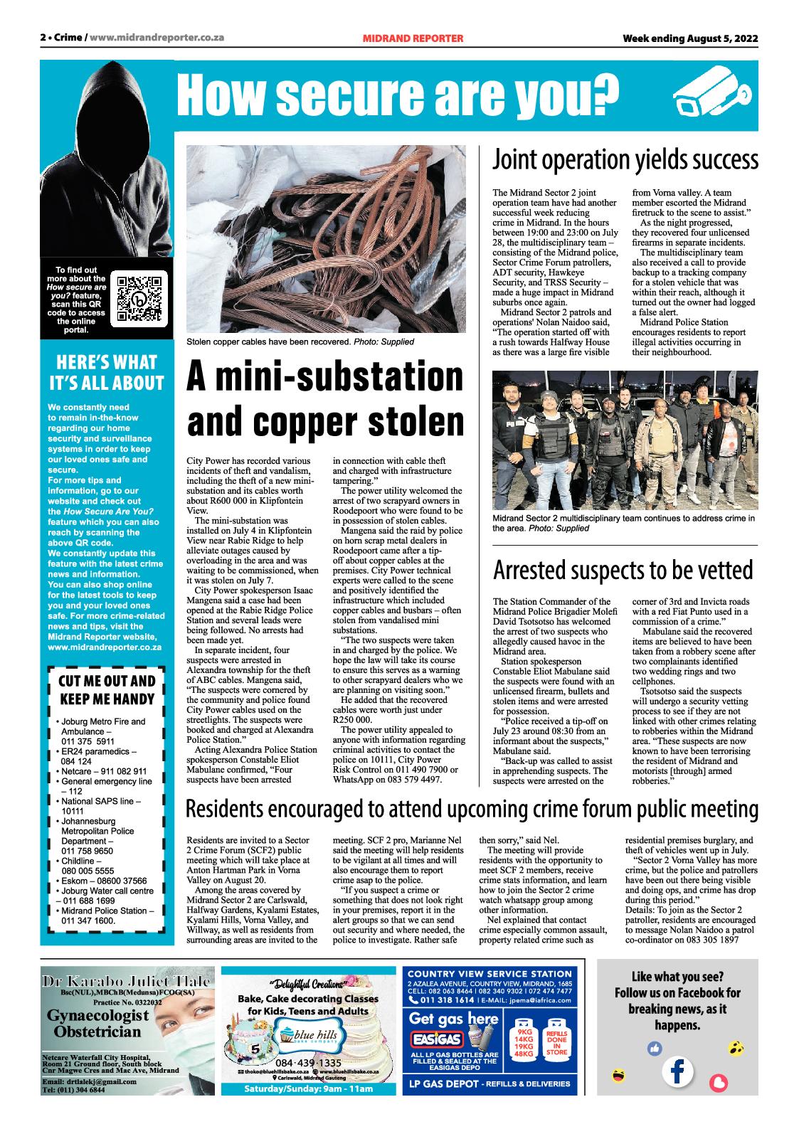 Midrand Reporter August 5 2022 page 2