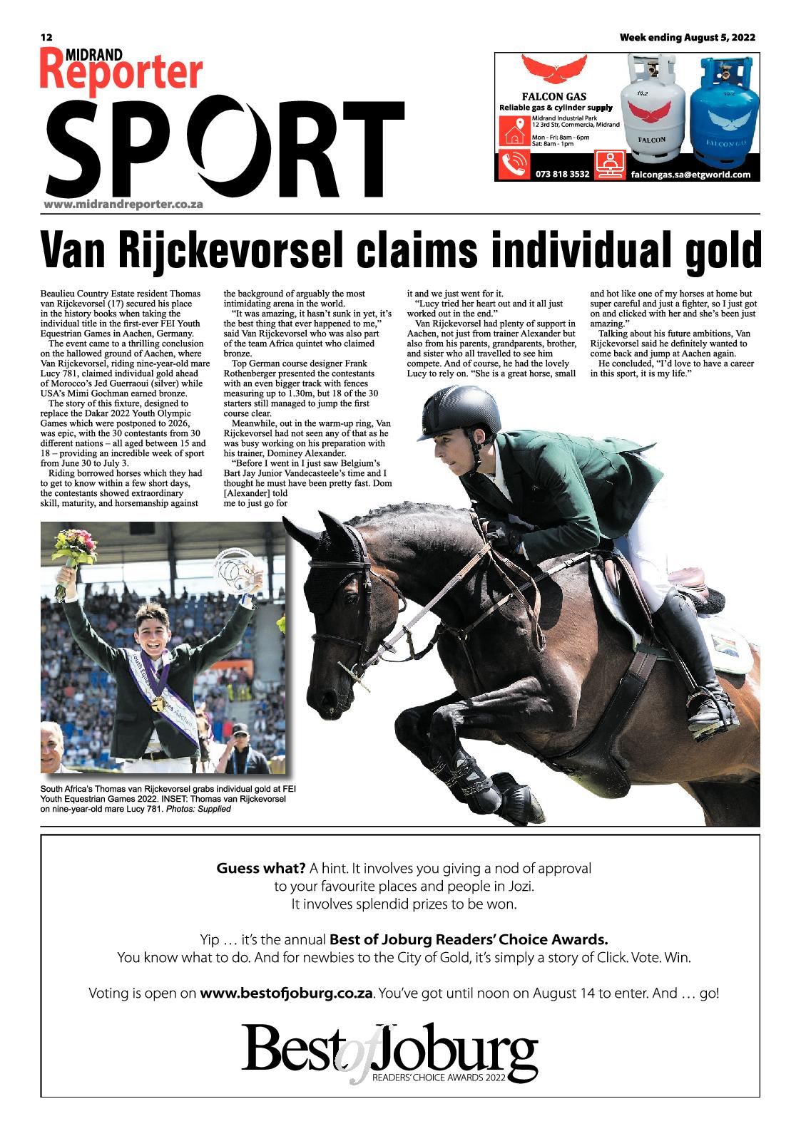Midrand Reporter August 5 2022 page 20