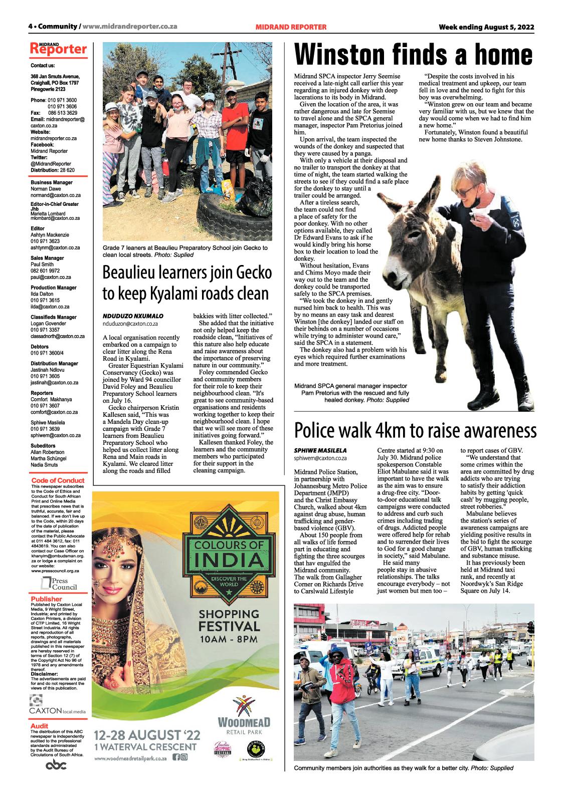 Midrand Reporter August 5 2022 page 4