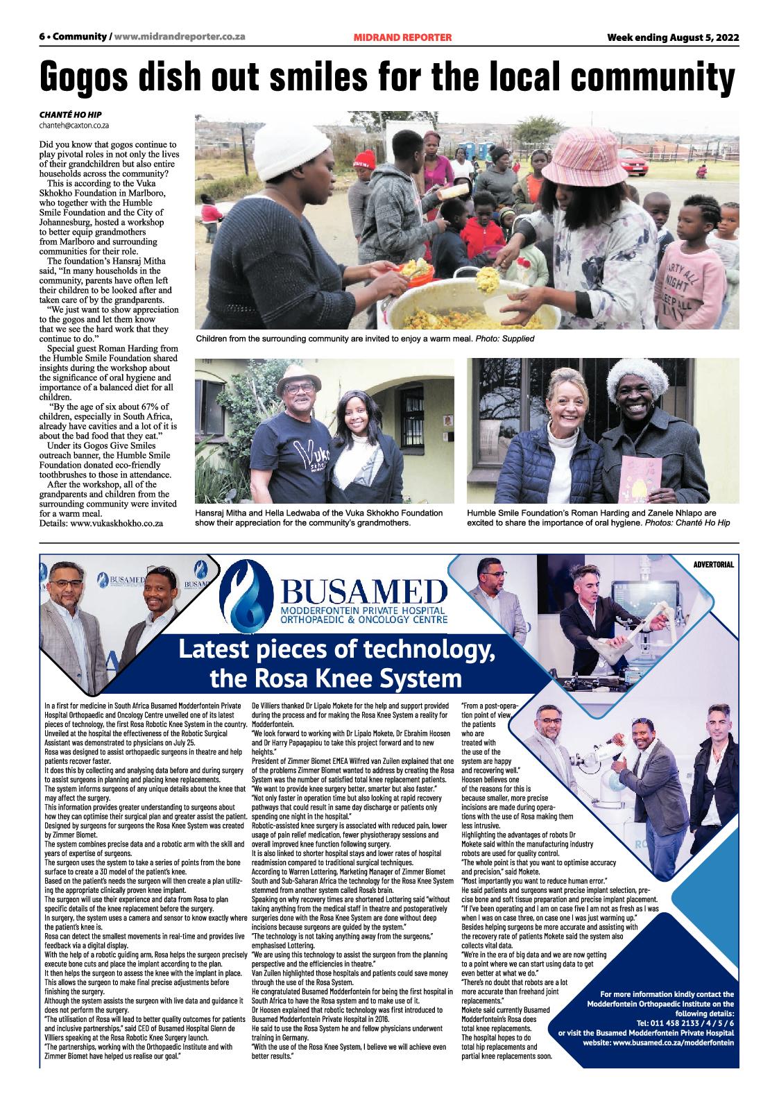 Midrand Reporter August 5 2022 page 6