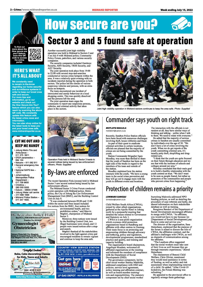 Midrand Reporter July 15 2022 page 2