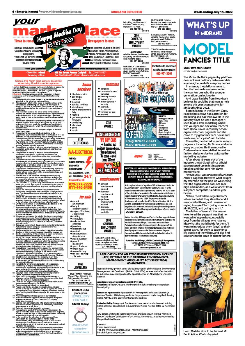 Midrand Reporter July 15 2022 page 6
