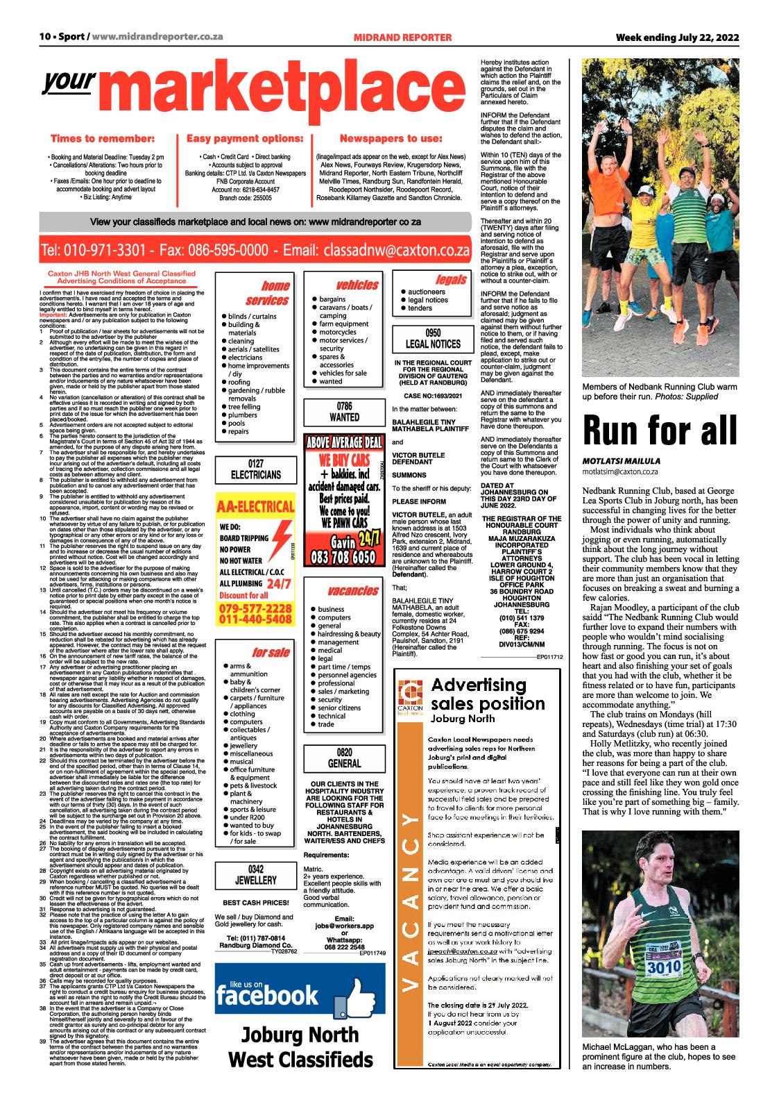 Midrand Reporter July 22 2022 page 10