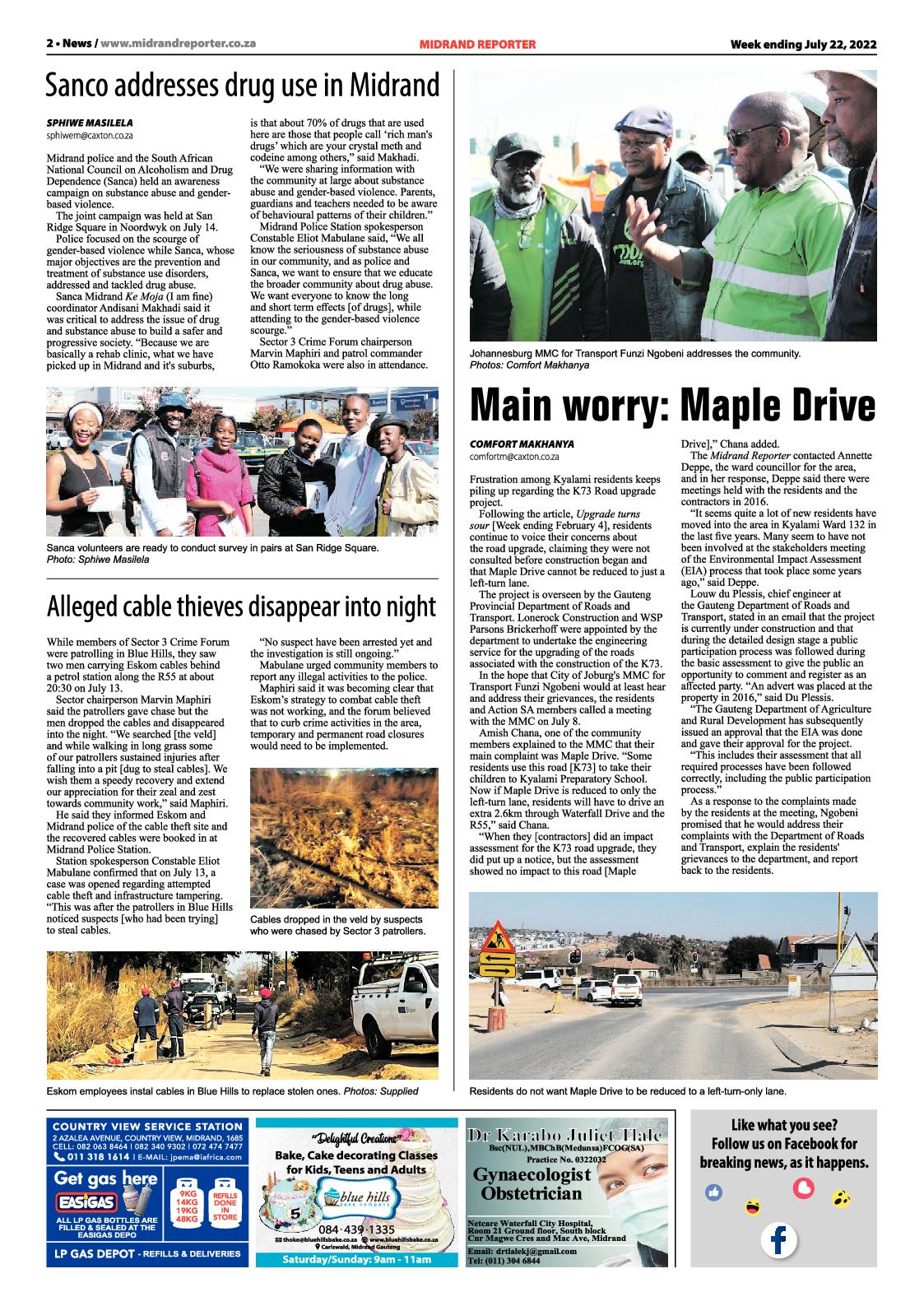 Midrand Reporter July 22 2022 page 2