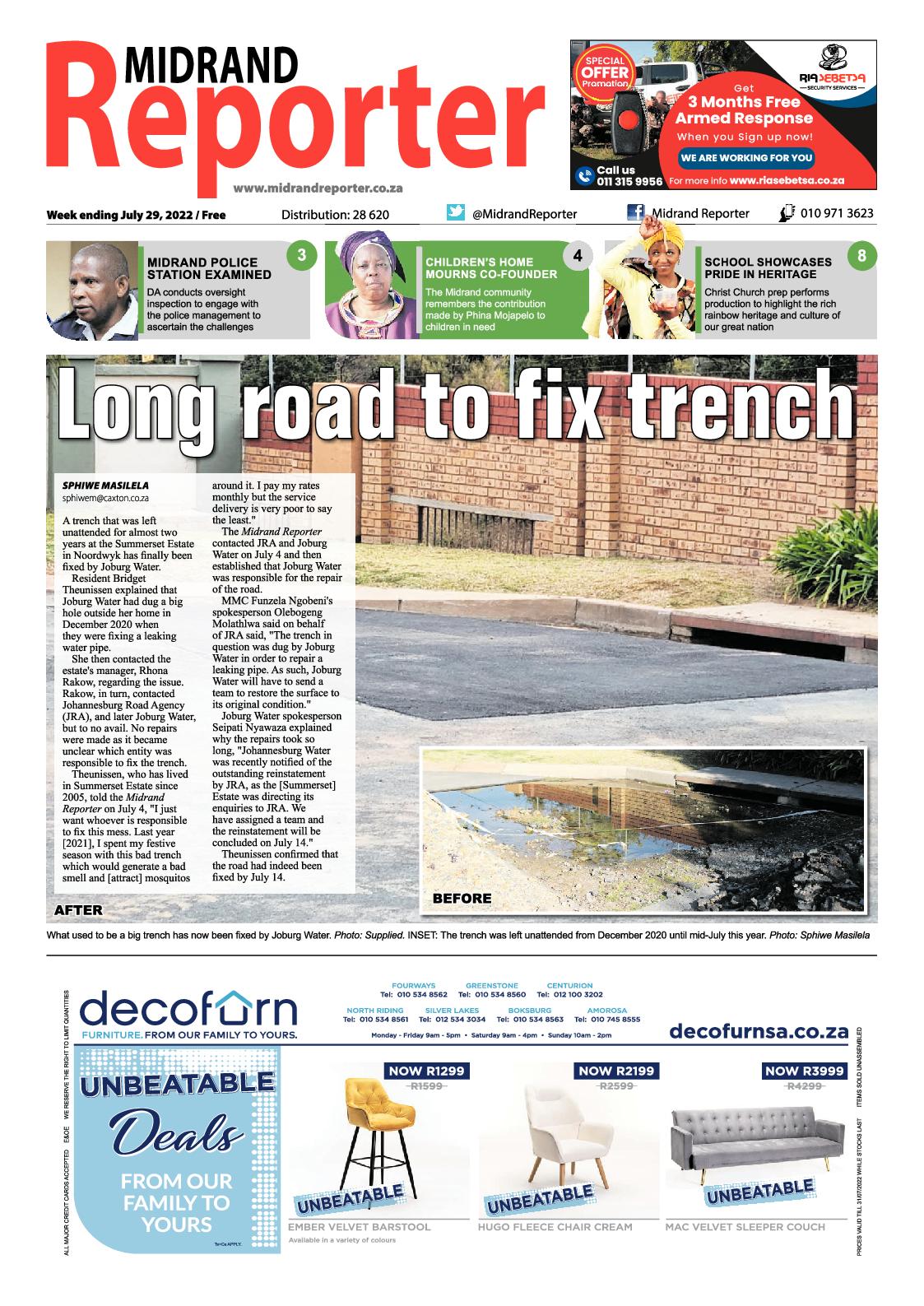 Midrand Reporter July 29 2022 page 1
