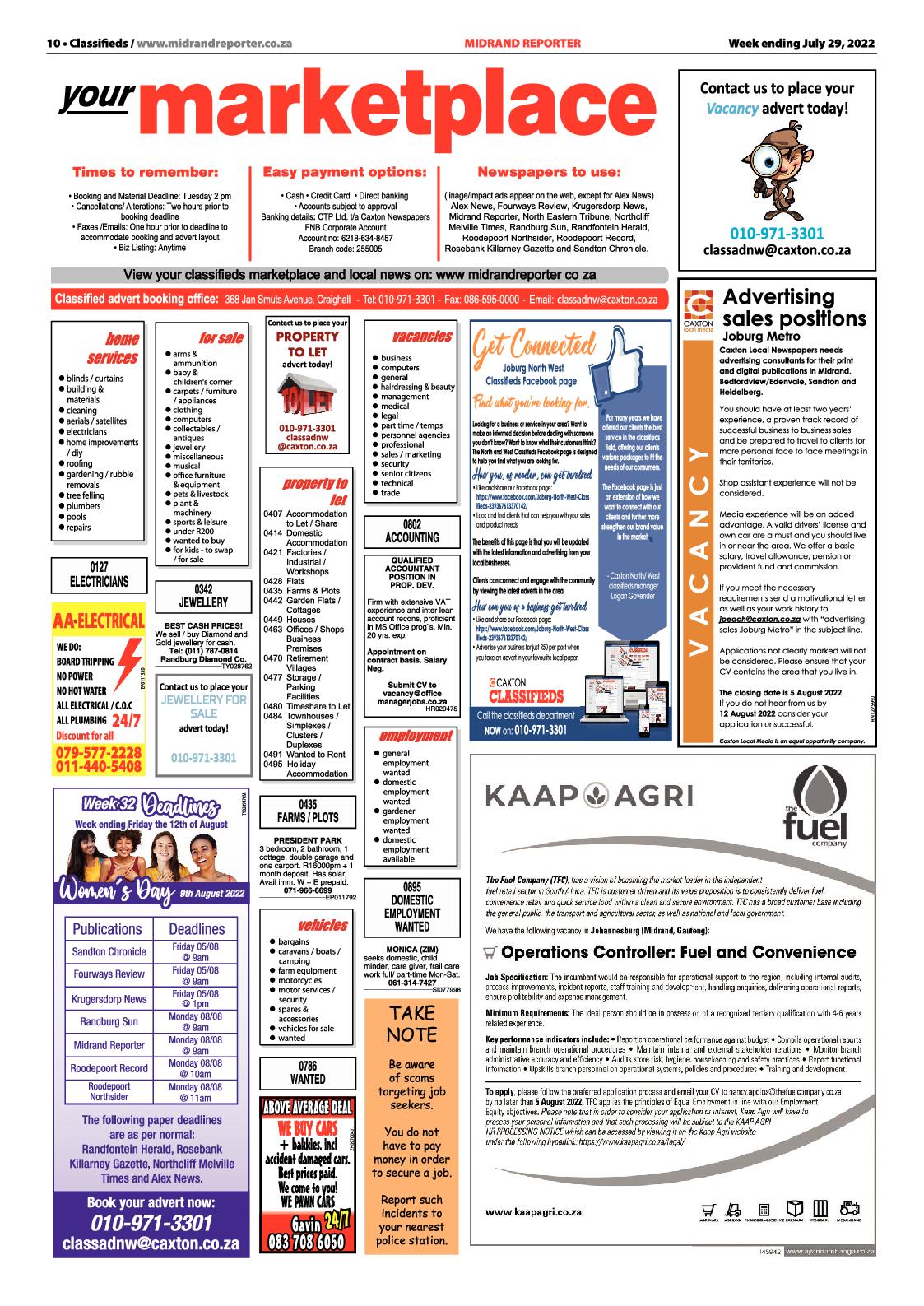 Midrand Reporter July 29 2022 page 10