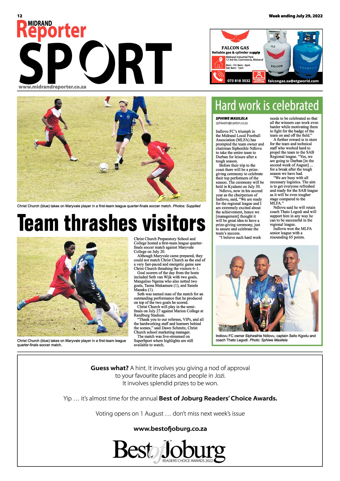 Midrand Reporter July 29 2022 page 12