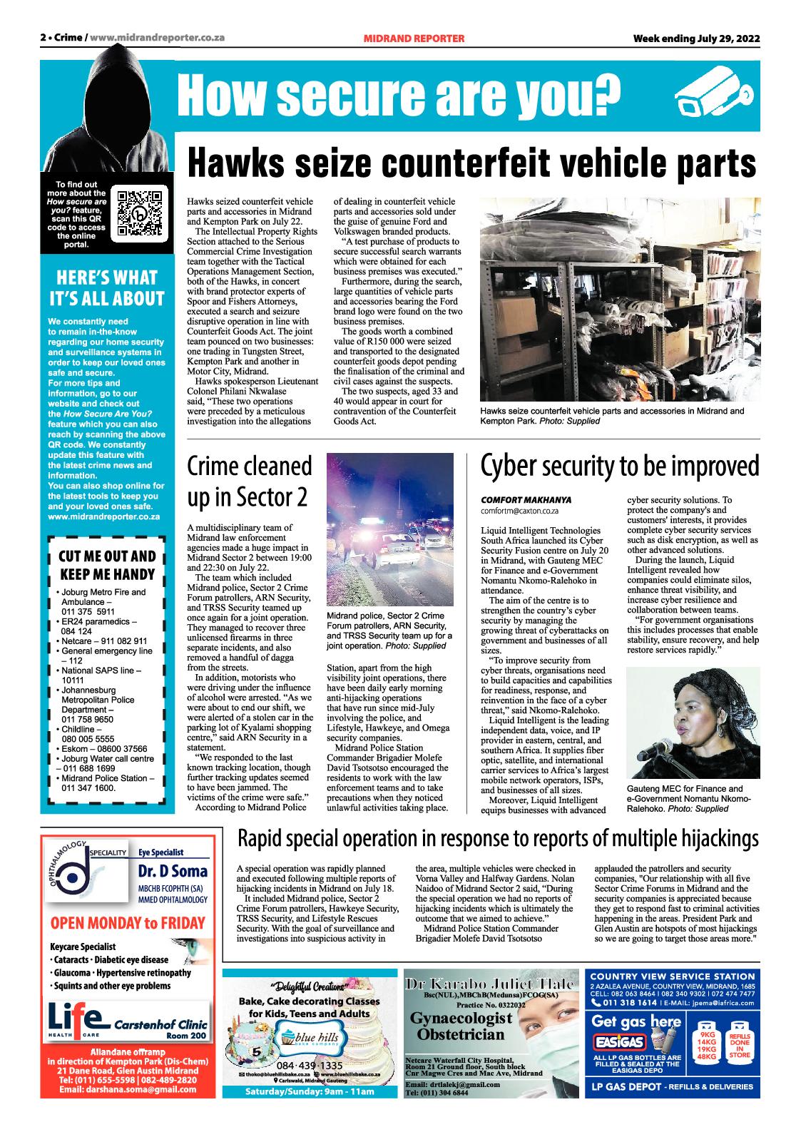Midrand Reporter July 29 2022 page 2