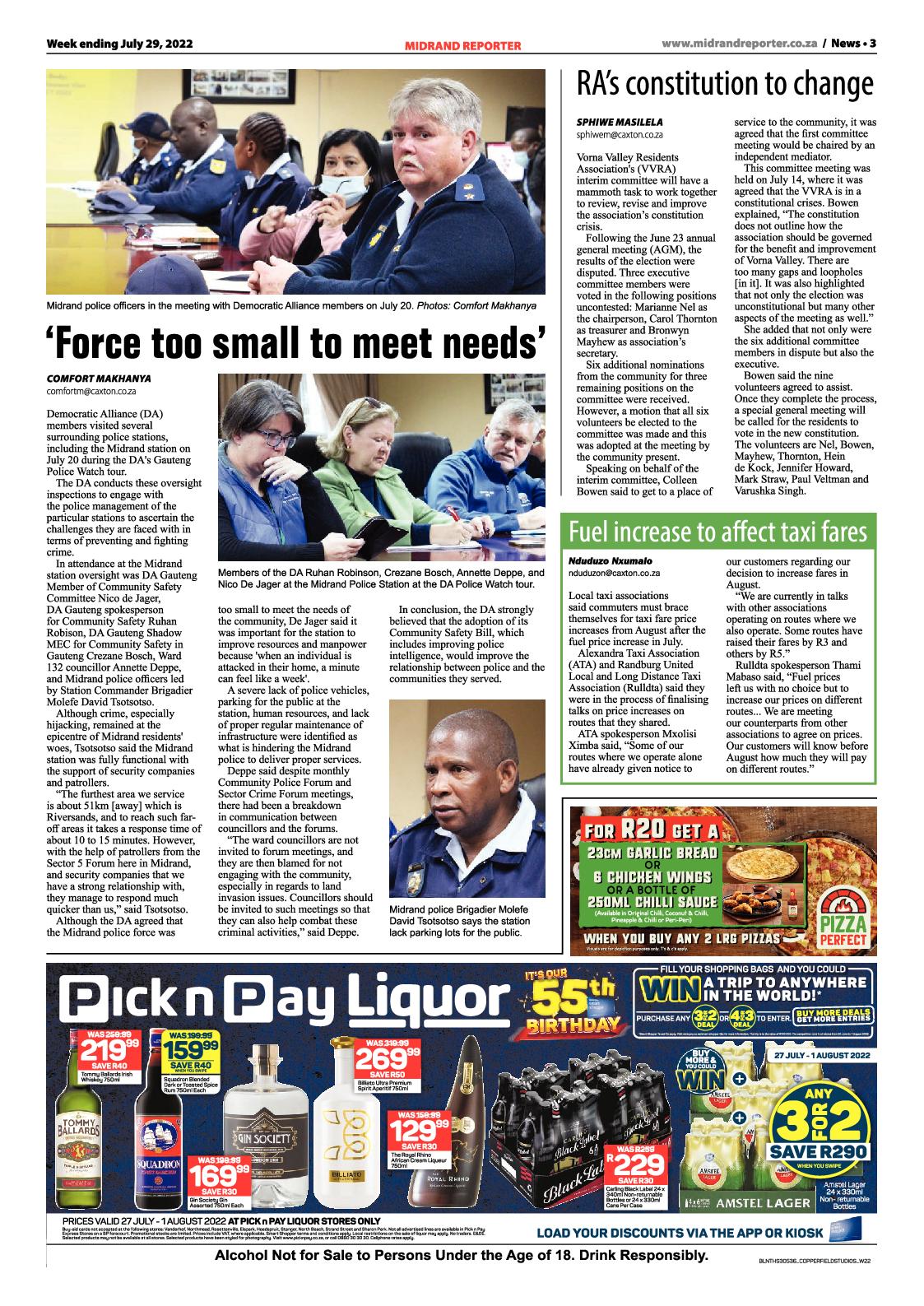 Midrand Reporter July 29 2022 page 3
