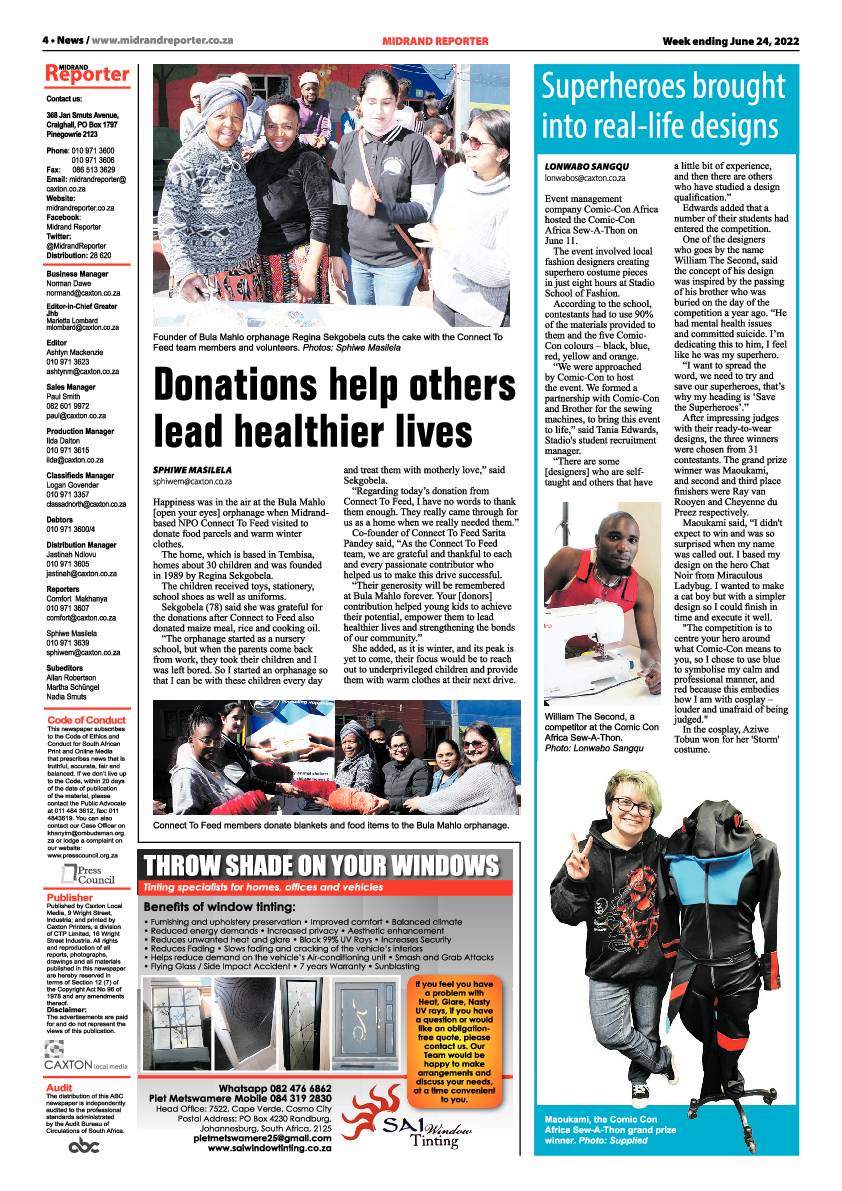 Midrand Reporter June 24 2022 page 4