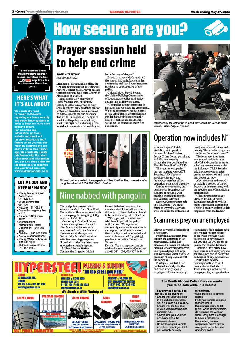 Midrand Reporter May 27 2022 page 2