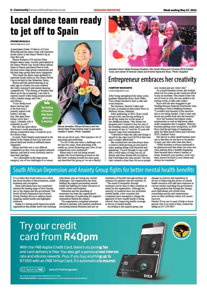Midrand Reporter May 27 2022 page 6