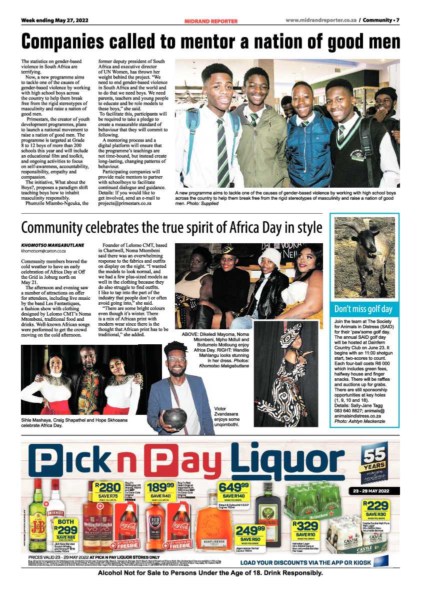Midrand Reporter May 27 2022 page 7