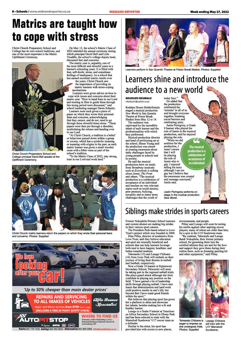 Midrand Reporter May 27 2022 page 8