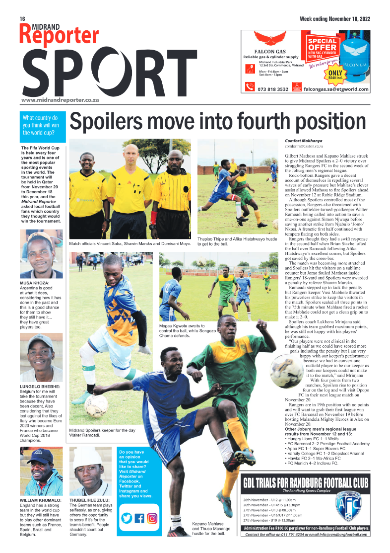 Midrand Reporter Nov18 2022 page 16