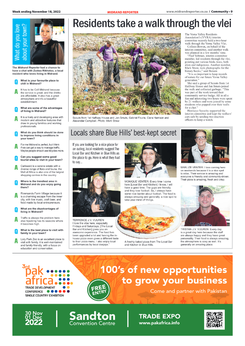 Midrand Reporter Nov18 2022 page 9