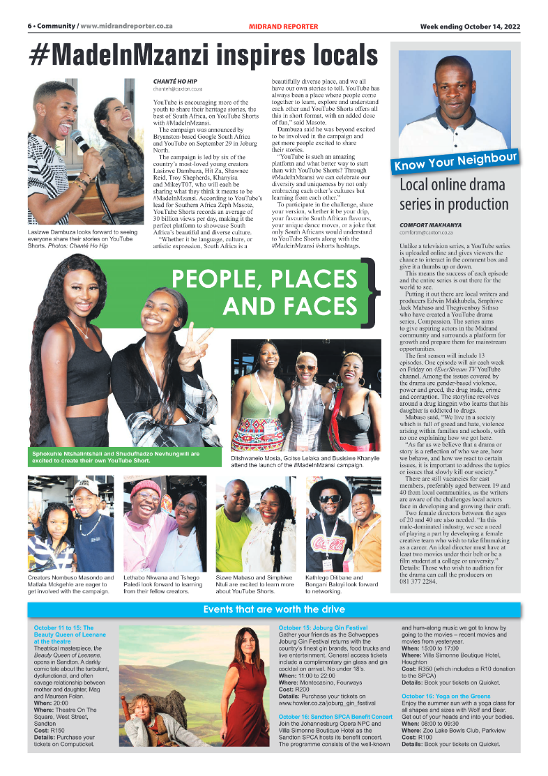 Midrand Reporter Oct 14 2022 page 6