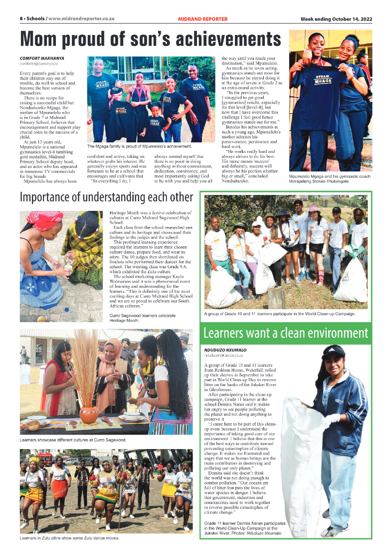 Midrand Reporter Oct 14 2022 page 8