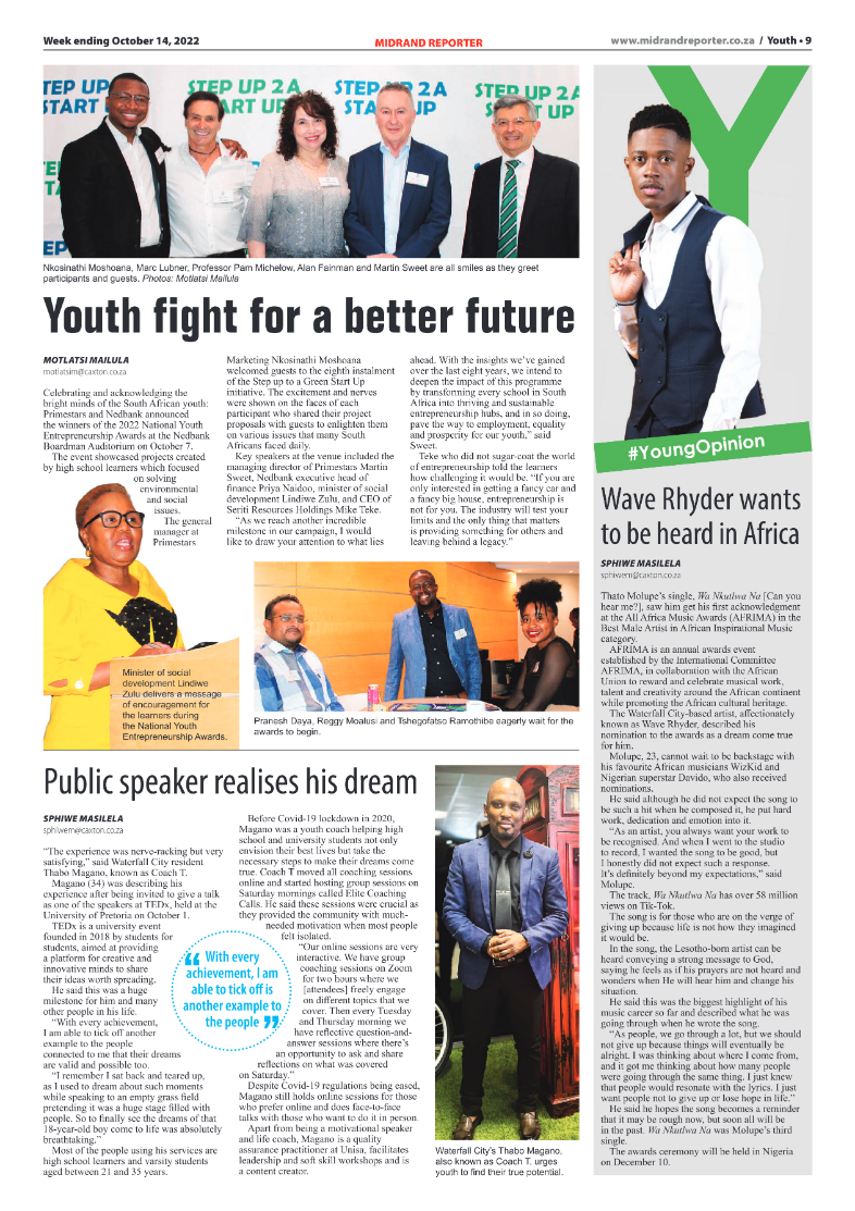 Midrand Reporter Oct 14 2022 page 9