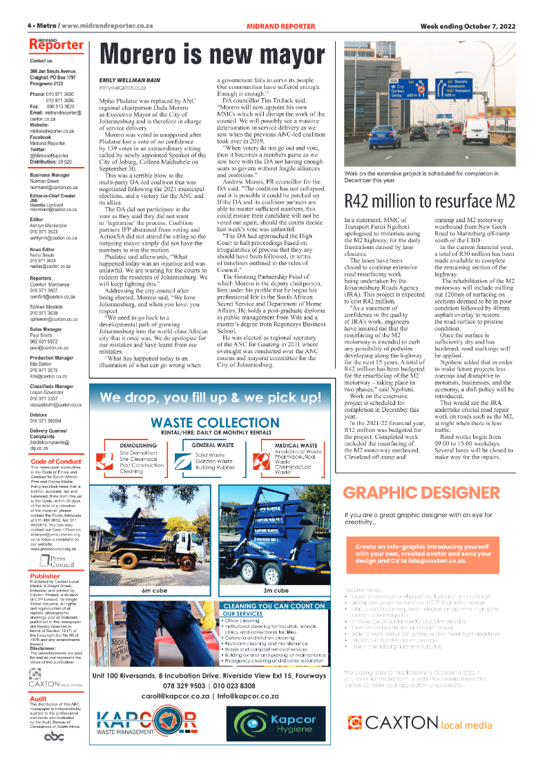 Midrand Reporter October 7 2022 page 4