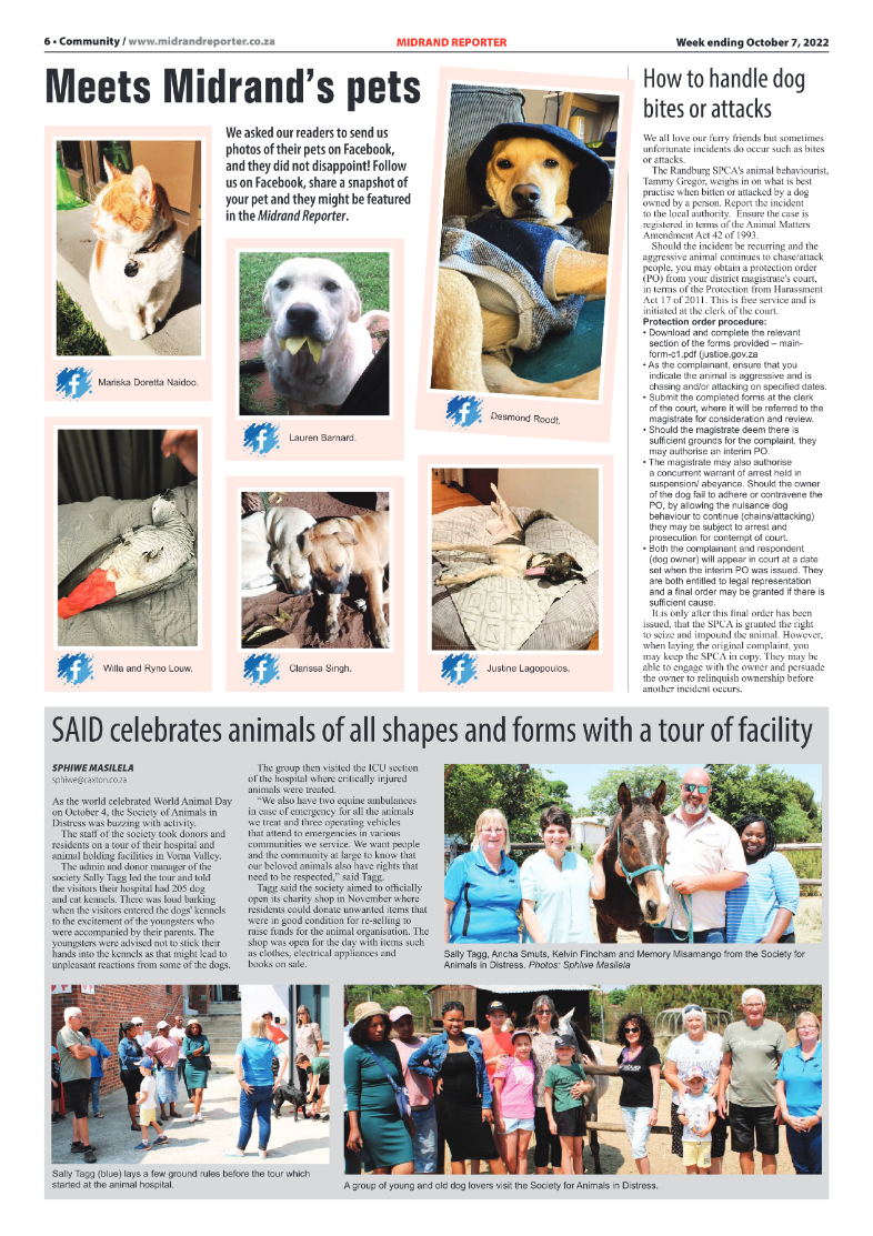 Midrand Reporter October 7 2022 page 6