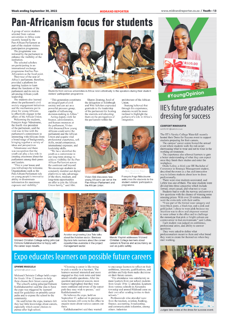 Midrand Reporter September 30 2022 page 13