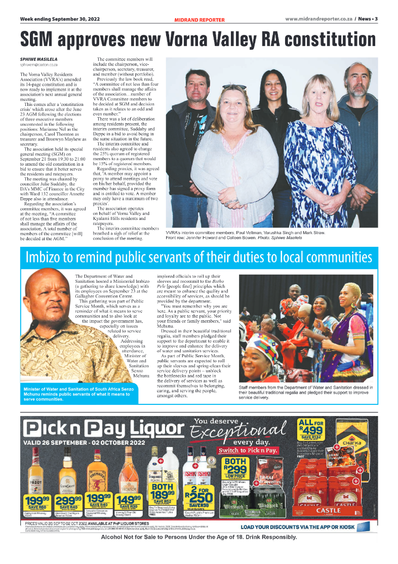 Midrand Reporter September 30 2022 page 3