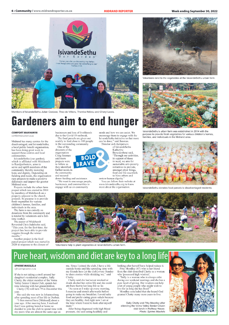 Midrand Reporter September 30 2022 page 6