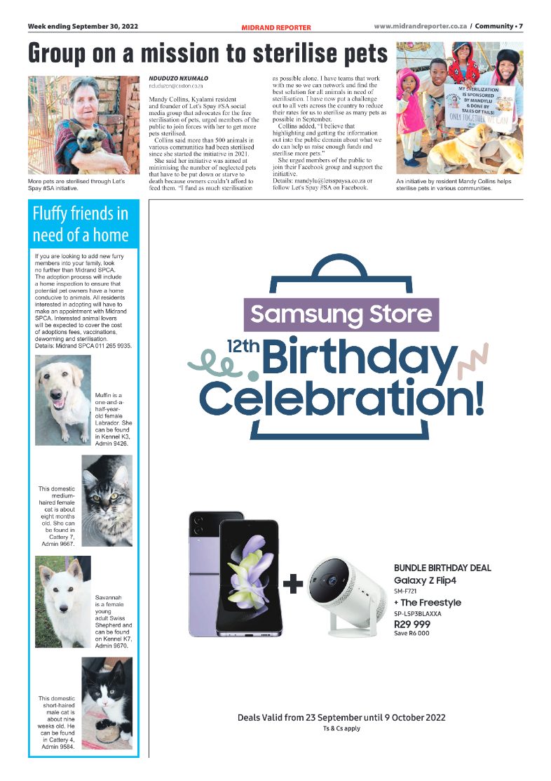 Midrand Reporter September 30 2022 page 7