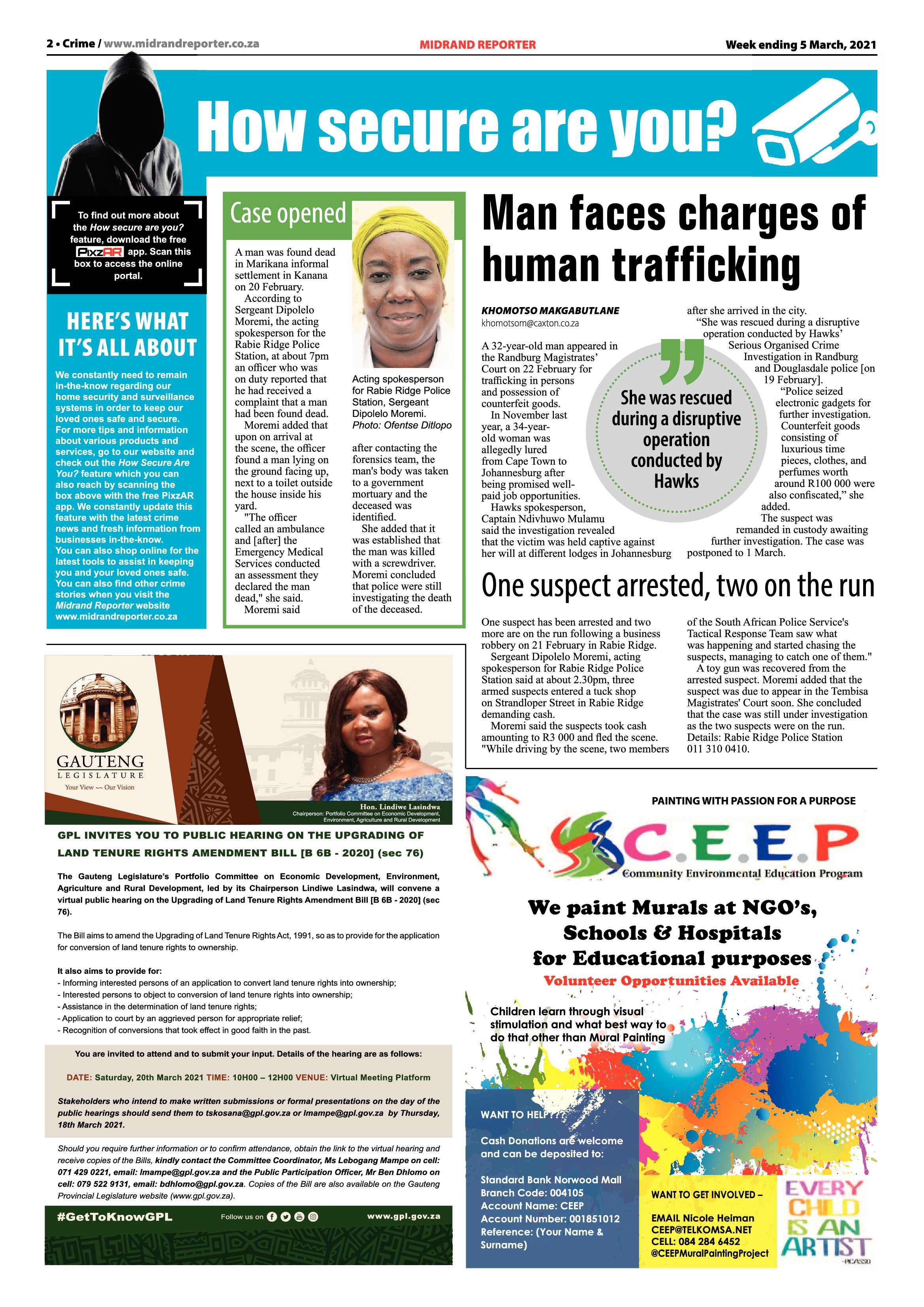 Midrand Reporter  05 March 2021 page 2